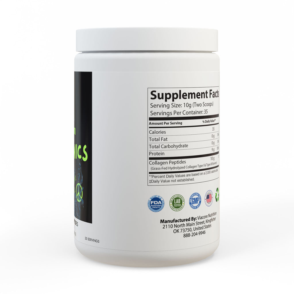 Collagen Peptides Type I & III Supplement (350g, 12.3oz)