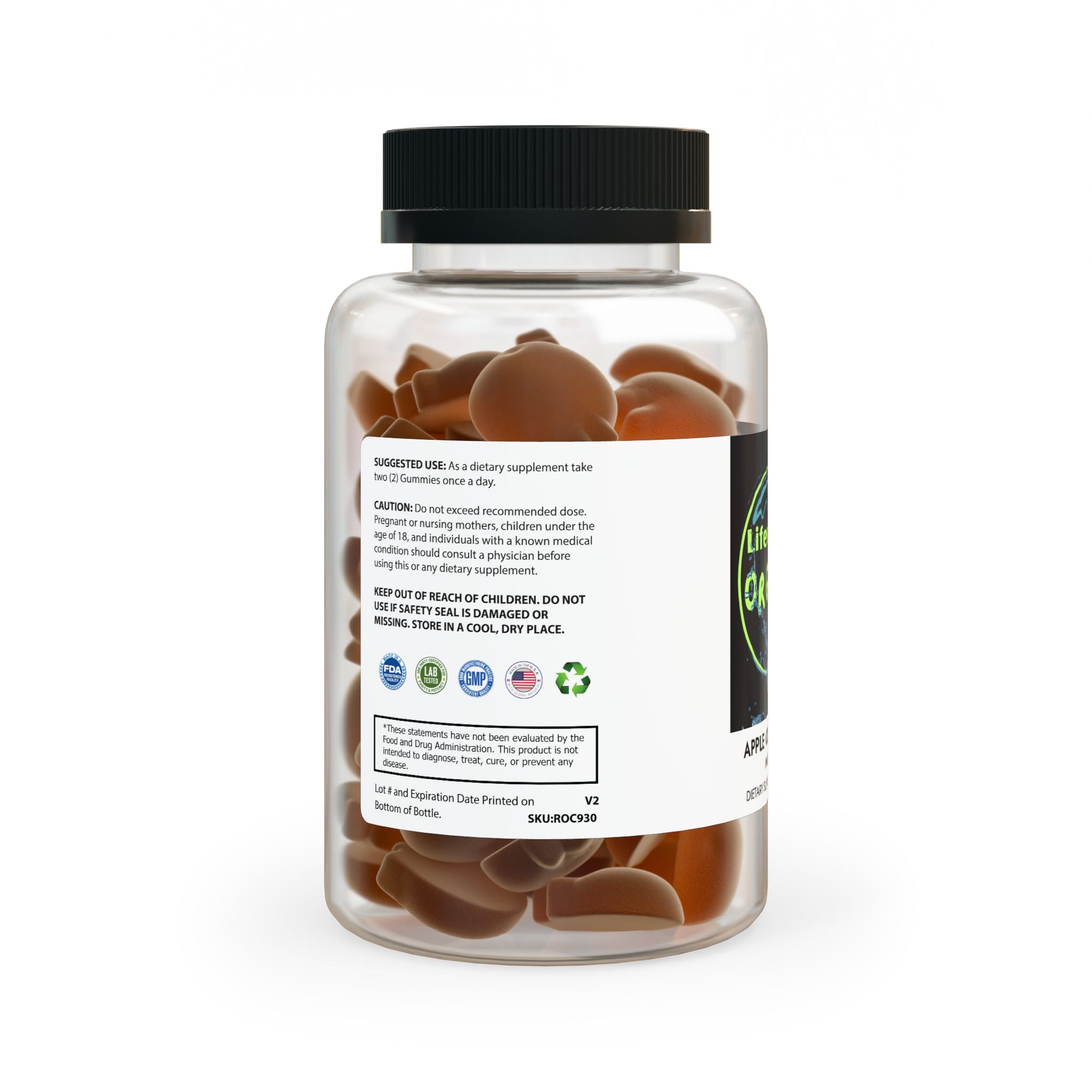 Apple Cider Vinegar Gummies (60 Gummies)