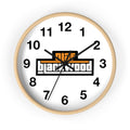 Wall Clock - Modern Home Decor, Unique Gift for Smokers, Vintage Style Clock, Distinctive Interior Decor